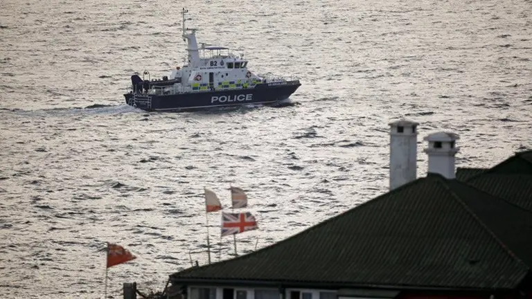 Una patrullera de la Polic&iacute;a de Gibraltar