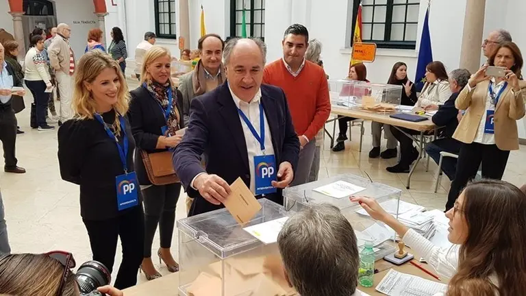 Landaluce ejerciendo su derecho