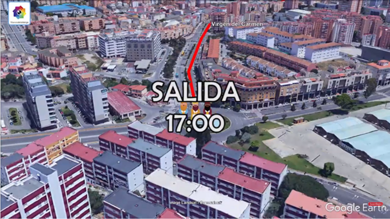 Recorrido en 3D de la Cabalgata de Algeciras