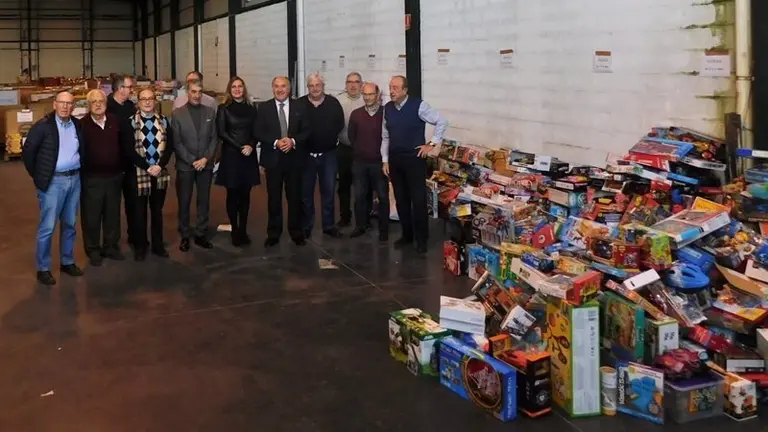 Juguetes recogidos en la campa&ntilde;a solidaria de Onda Algeciras