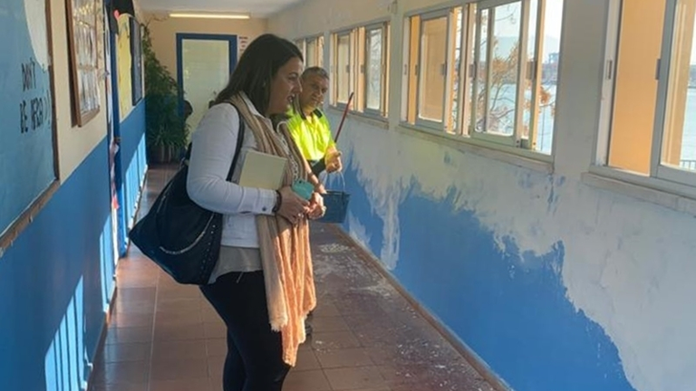 Pintado del CEIP Virgen del Mar