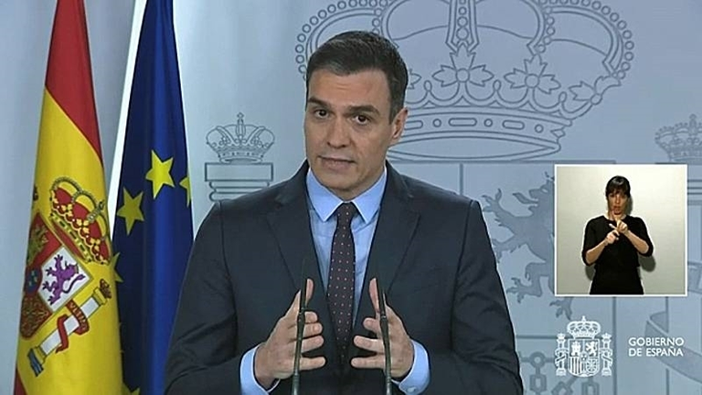 Pedro S&aacute;nchez desde Moncloa