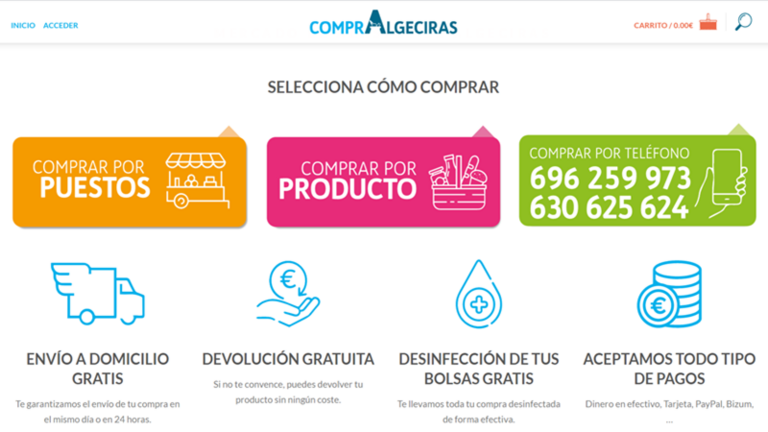 Captura de la nueva web