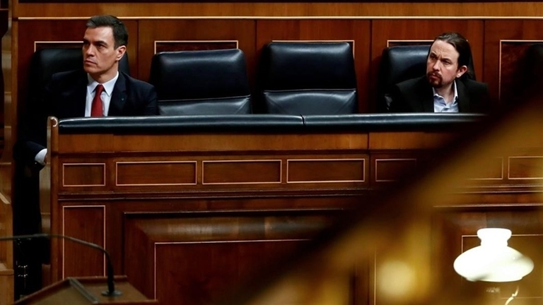 S&aacute;nchez e Iglesias en el Congreso