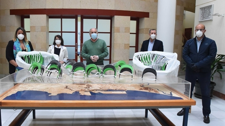 ENTREGA DE MASCARILLAS IMPULSA Y EDUCACION