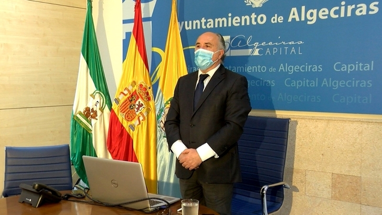 Alcalde de Algeciras, Jos&eacute; Ignacio Landaluce en imagen de archivo
