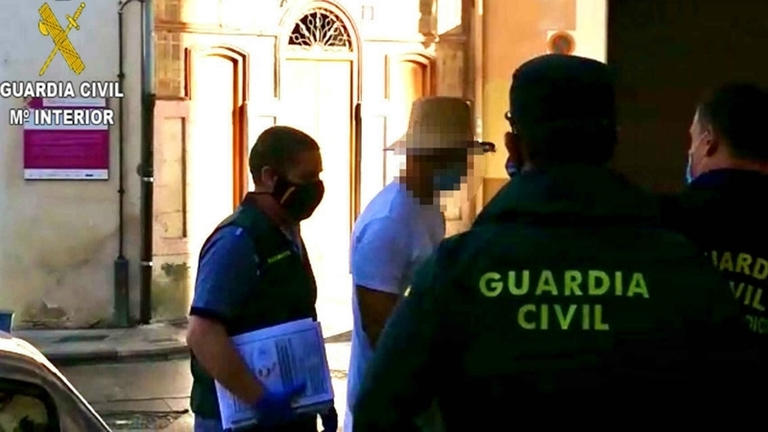 Nacho Vidal durante su detencion