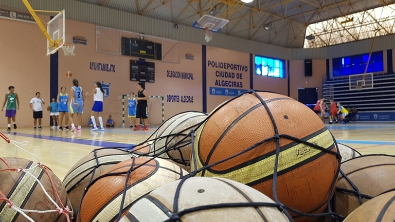 Entrenamiento de baloncesto