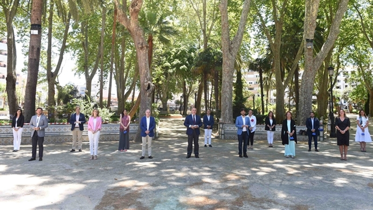 Equipo de Gobierno en el Parque Mar&iacute;a Cristina