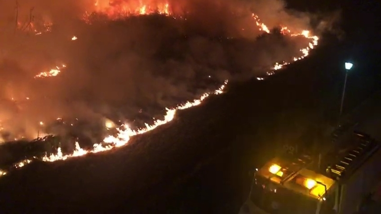 Incendio en Los Camarotes