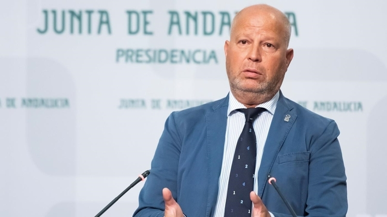 Imbroda en rueda de prensa. Archivo