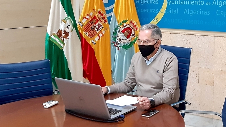 Jacinto Mu&ntilde;oz en la Junta de Portavoces