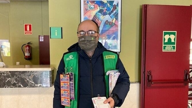Jose Carlos Marquez, vendedor ONCE