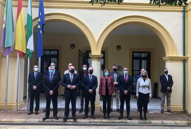 La Delegada de Gobierno en Andaluc&iacute;a, Sandra Garc&iacute;a, en Mancomunidad en Algeciras