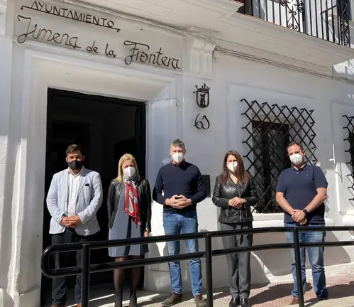 delegación turismo y justicia junta visita jimena