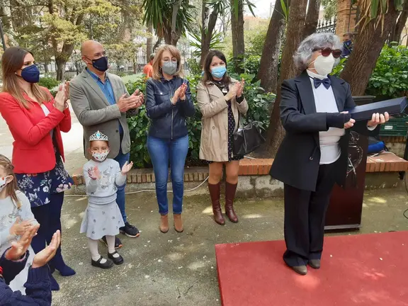 Imagen del acto celebrado este mediod&iacute;a en el parque Mar&iacute;a Cristina