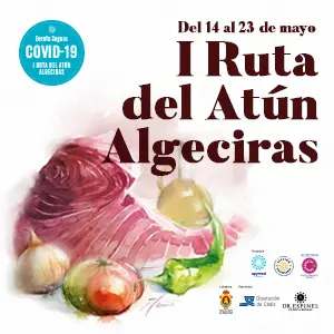 Cartel de la I Ruta del At&uacute;n de Algeciras