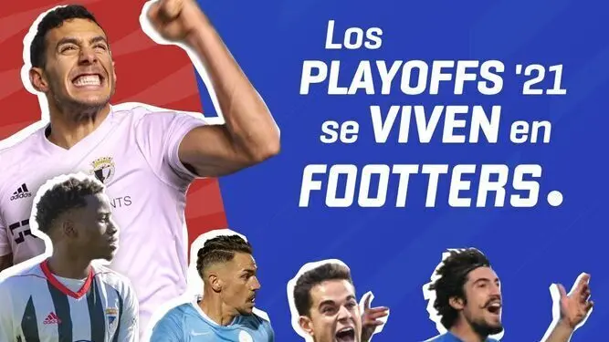 Cartel de Footters para los playoff de ascenso