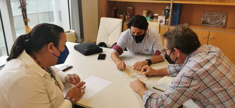 Momento de la reuni&oacute;n. AYTO ALGECIRAS