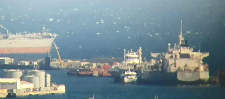 El submarino 'USS Maryland' en Gibraltar 