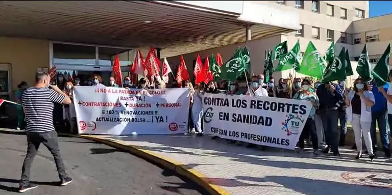 Protesta en el Punta Europa
