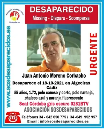informaci&oacute;n desaparecido