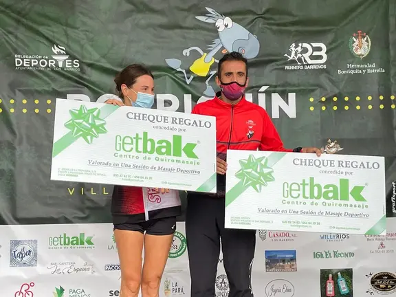Vencedores en la I Borriquín Trail