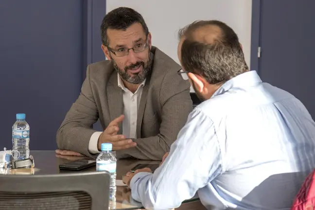 Juan Franco, en una entrevista ofrecida a HORASUR. FOTO: Juan Antonio Herrera