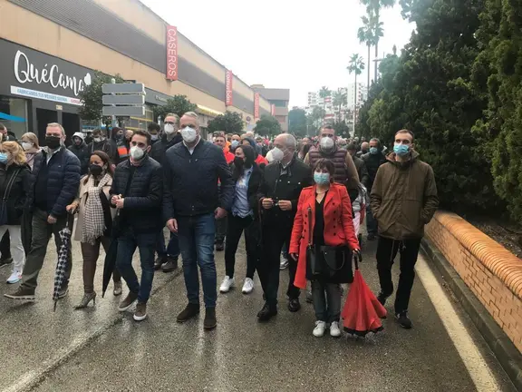 Manifestaci&oacute;n por el metal en Algeciras