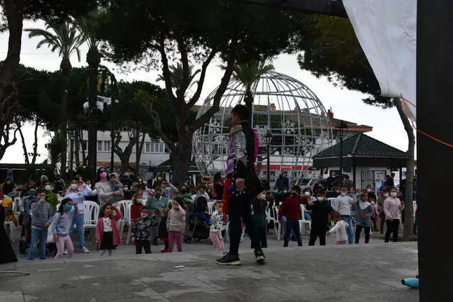Visita a la animacion infantil de Reyes Magos