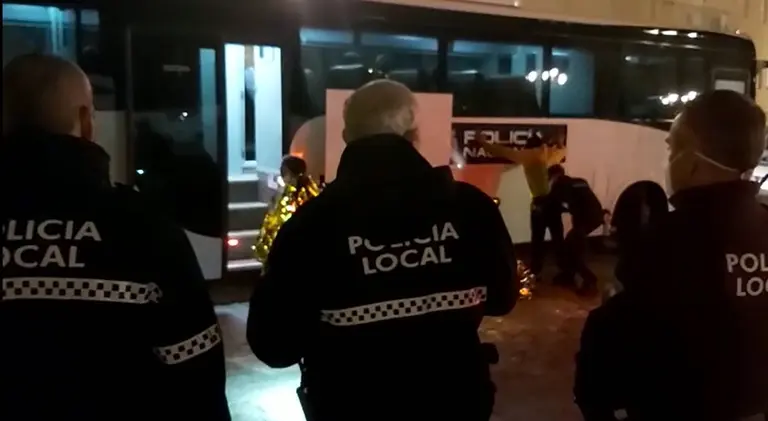 traslado de los inmigrantes