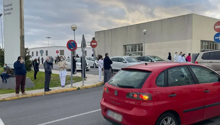 desalojo del hospital