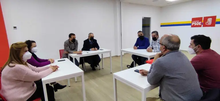 Reuni&oacute;n PSOE comit&eacute; empresa La Marchenilla