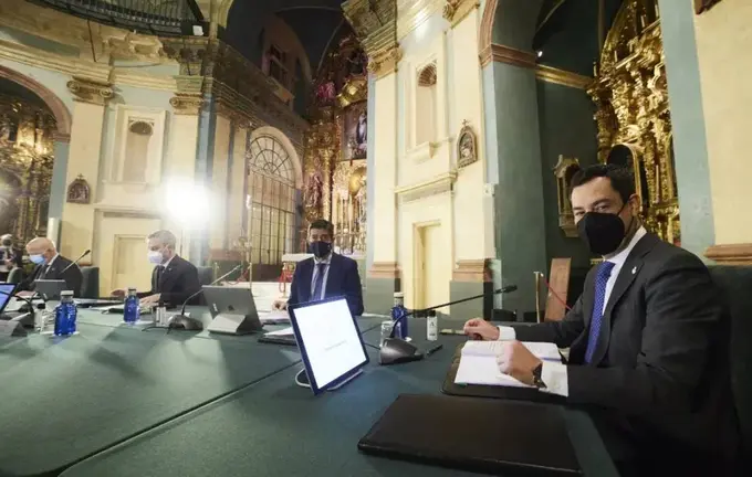 El presidente de la Junta durante el Consejo de Gobierno
