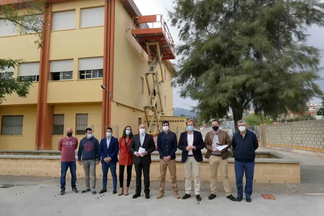 Visita municipal a una de las obras de la Junta