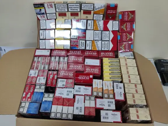 Tabaco decomisado en Algeciras