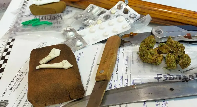 Drogas incautadas por la Polic&iacute;a Local