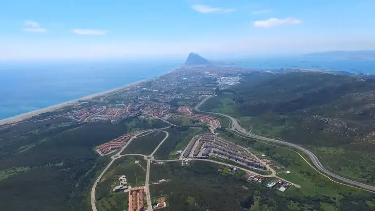 Vista aerea de La Linea