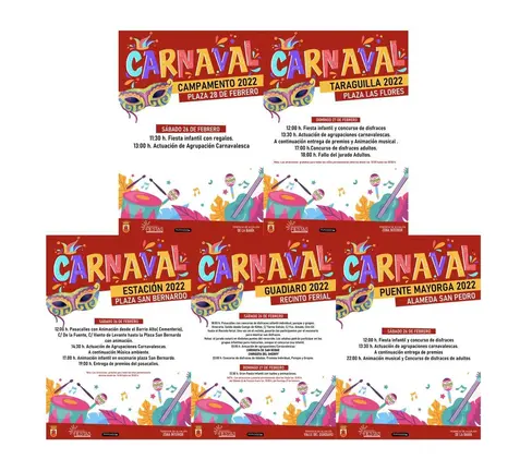 2022 cartel carnavales barriadas