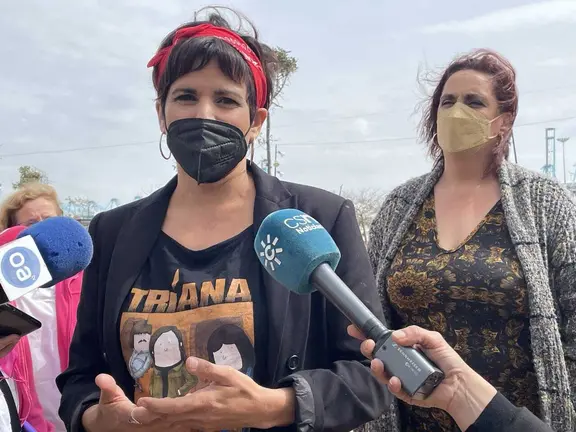 Teresa Rodr&iacute;guez en Algeciras