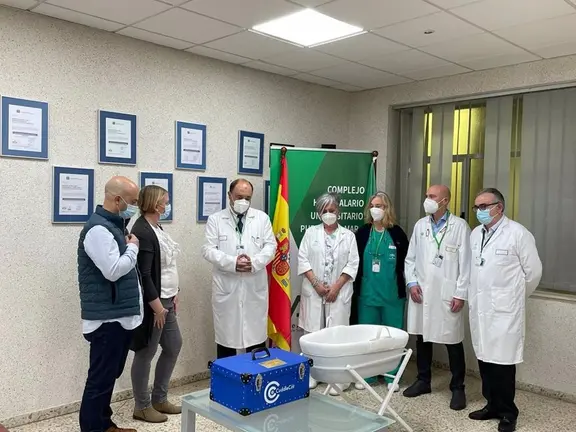 Cuna de abrazos donada al Hospital Puerta del Mar, en C&aacute;diz. - JUNTA DE ANDALUC&Iacute;A