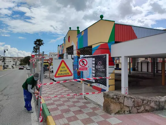 Obras en la Estaci&oacute;n Autobuses