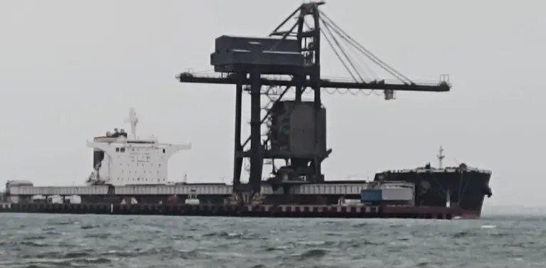 El Sivota Bulk Carrier, esta ma&ntilde;ana en la bah&iacute;a de Algeciras