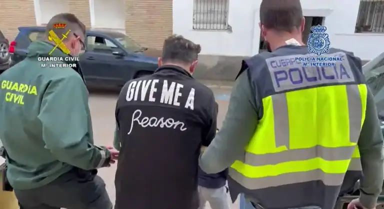 Uno de los detenidos en Jimena