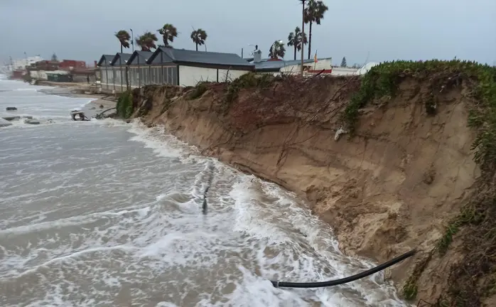Efectos del temporal en el Rinconcillo