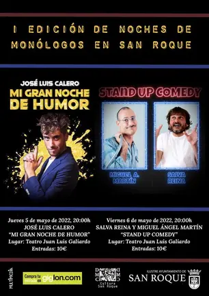 cartel noches monologos