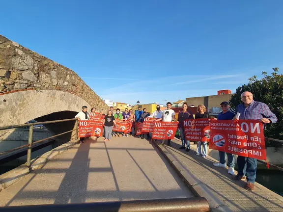 Protestas contra la subestaci&oacute;n