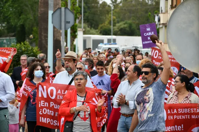 Manifestaci&oacute;n Puente Mayorga
