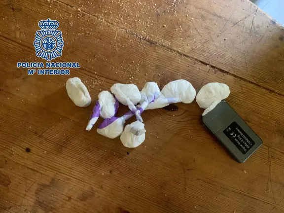 Parte de la droga incautada por la Polic&iacute;a en La L&iacute;nea. - POLIC&Iacute;A NACIONAL