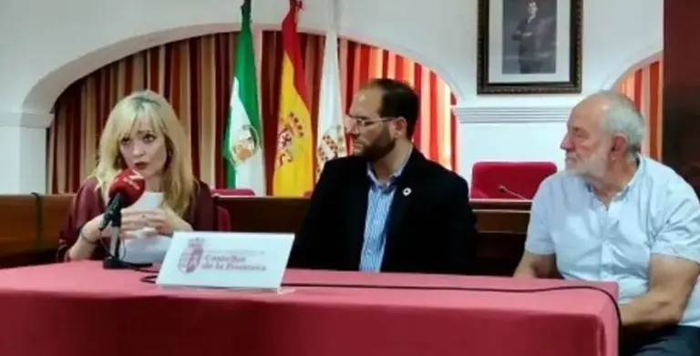 Carmen Castilla, durante su visita a Castellar